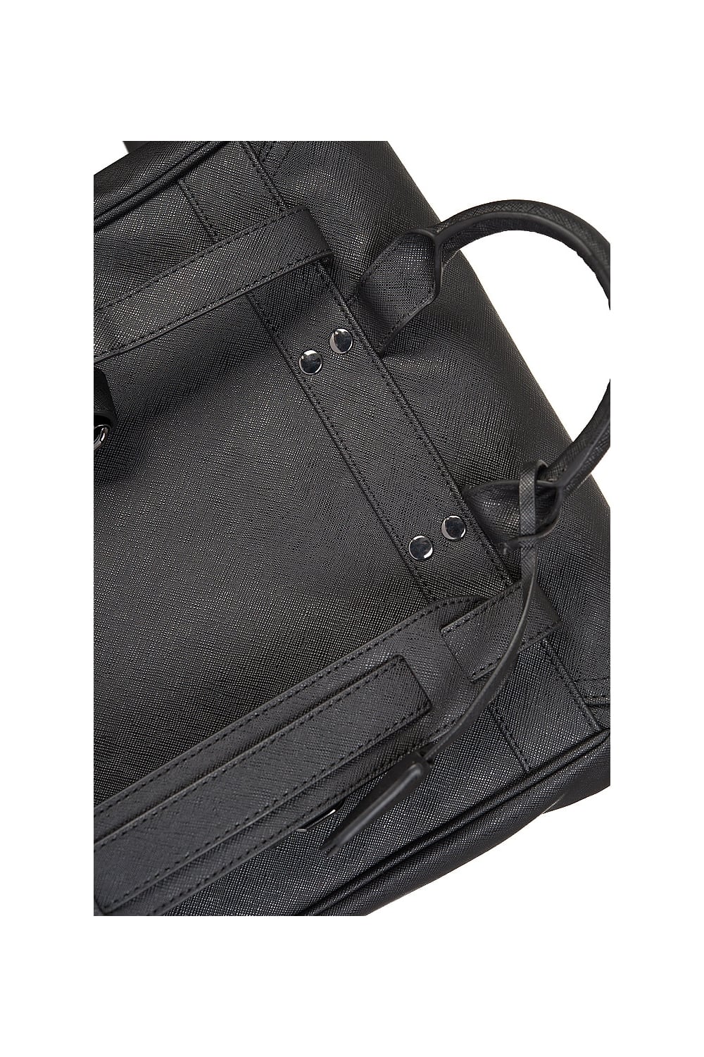 armani jeans leather backpack