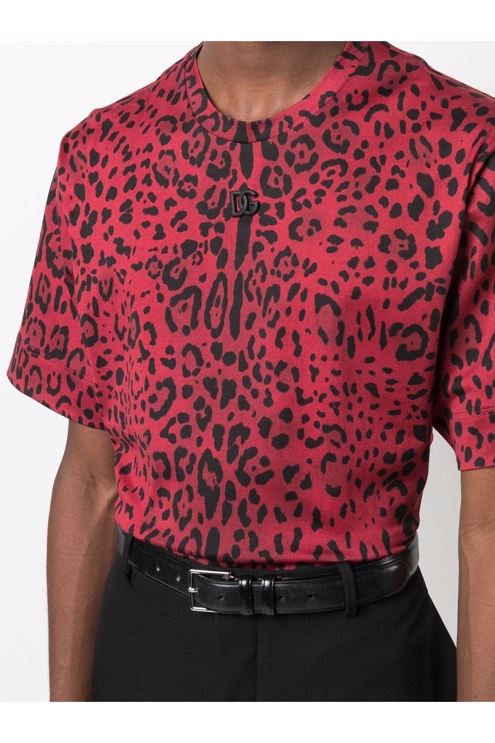 red leopard t shirt