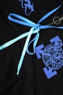 OFF WHITE WIZARD AND CAT ZIP HOODIE - Clothing from Circle Fashion UK