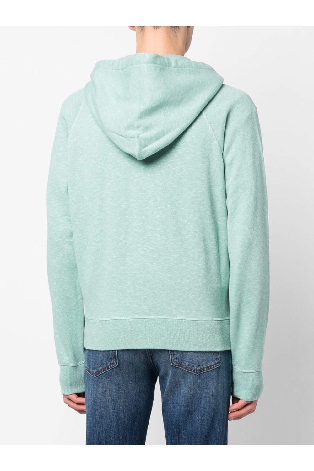 TOM FORD Melange Brushed Zip Hoodie - Clothing from Circle Fashion UK