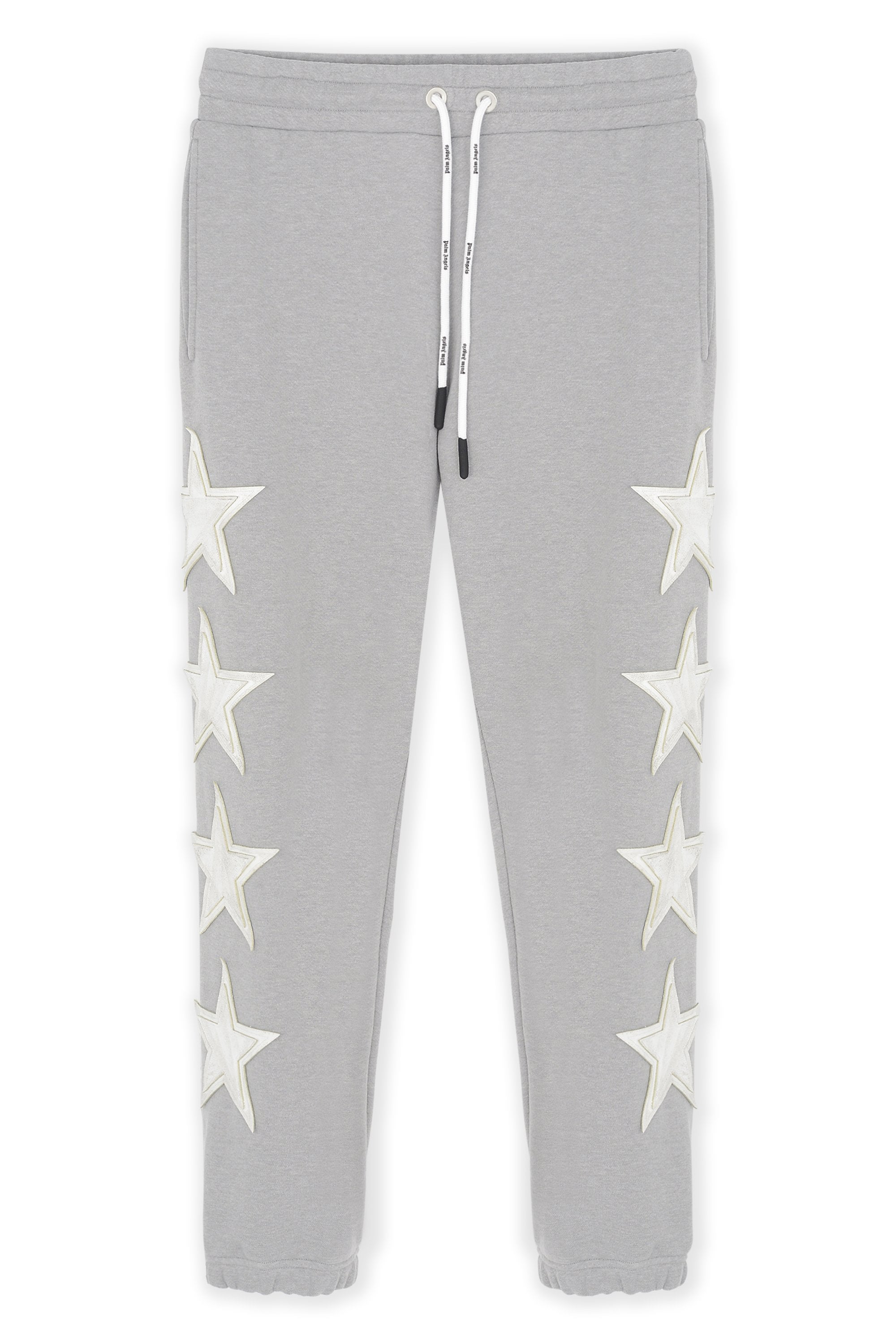 PALM ANGELS Womens Patched Stars Joggers Grey Clothing from