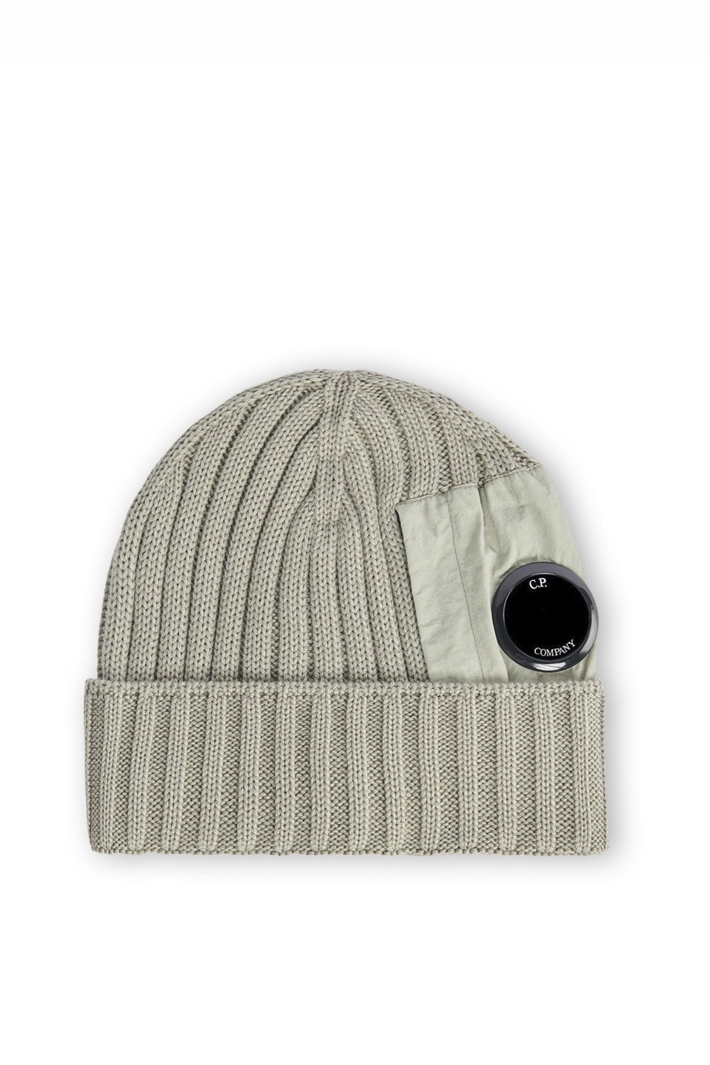 CP COMPANY Wool Side Lens Beanie Olive - Clothing from Circle